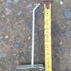 Móc cài lưới sắt vuông 15cm - Móc treo hàng siêu thị 15cm