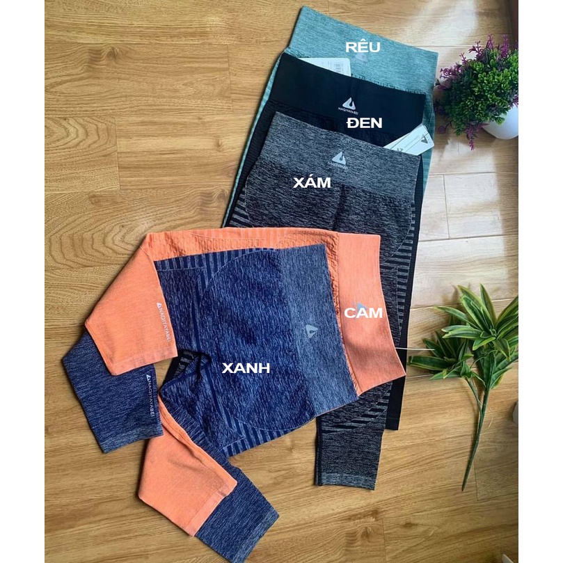 Quần Tập Gym Nữ NAQI Dệt Kim Quảng Châu Cao Cấp Bin Sports Q109 v1