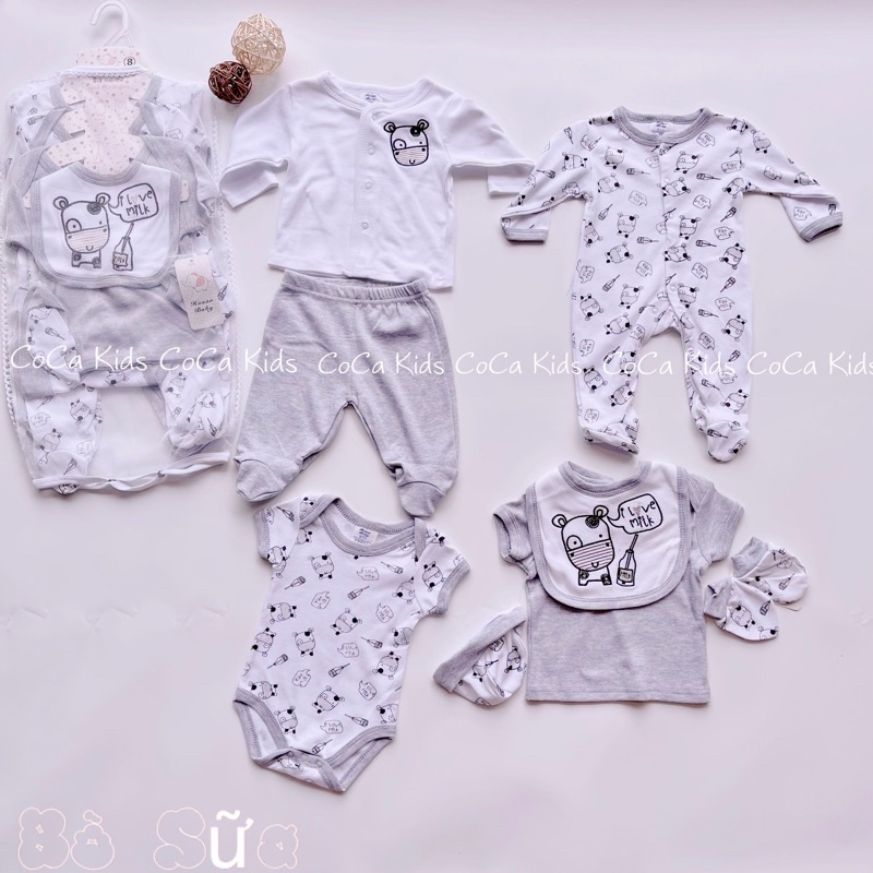 Combo 8 chi tiết cho bé sơ sinh