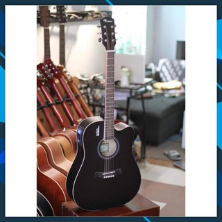 Đàn guitar rosen r135 đen tích hợp sẵn eq
