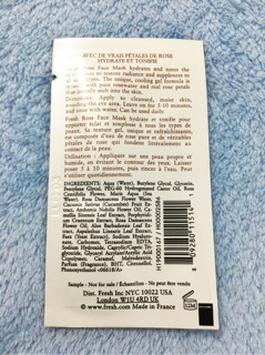 Mặt nạ Fresh ROSE FACE MASK