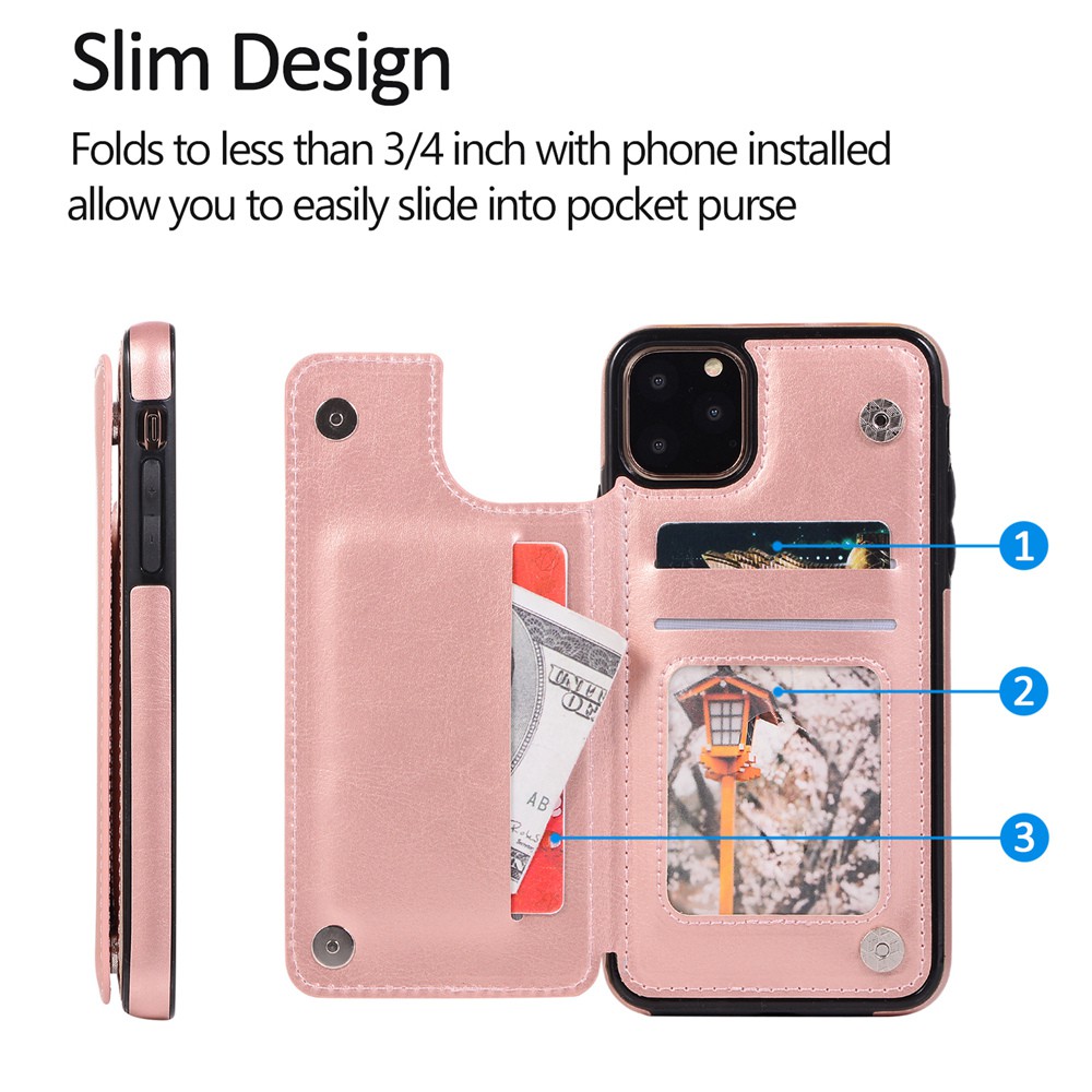 Ốp Điện Thoại Da PU Có Ngăn Đựng Thẻ Và Giá Đỡ Cho iPhone 14 13 12 11 Pro Max XS Max 11 12 13 14