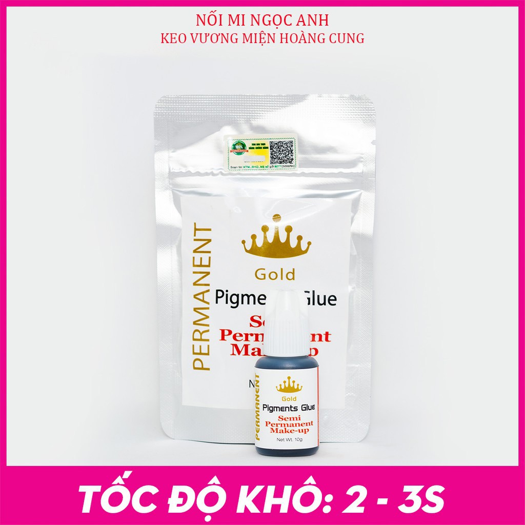 Keo vương miện, Keo nối mi Gold Pigment Glue, Keo nối mi Hoàng Cung