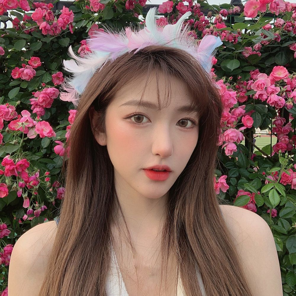 Vòng hoa có đèn LED dễ thương phong cách Hàn Quốc dành cho nữ