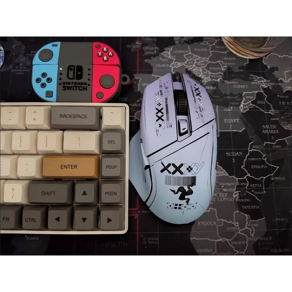 Miếng Dán Chống Trầy Xước Chống Thấm Nước Màu Trơn Họa Tiết Hoạt Hình Dành Cho Razer Basilisk Ultimate