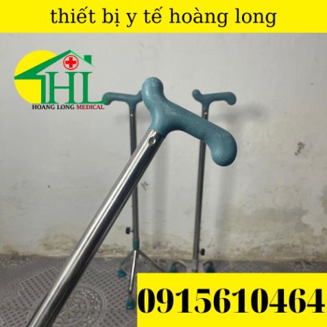 Gậy tập Đi Cho Người Già 3, 4 Chân Inox Việt Nam