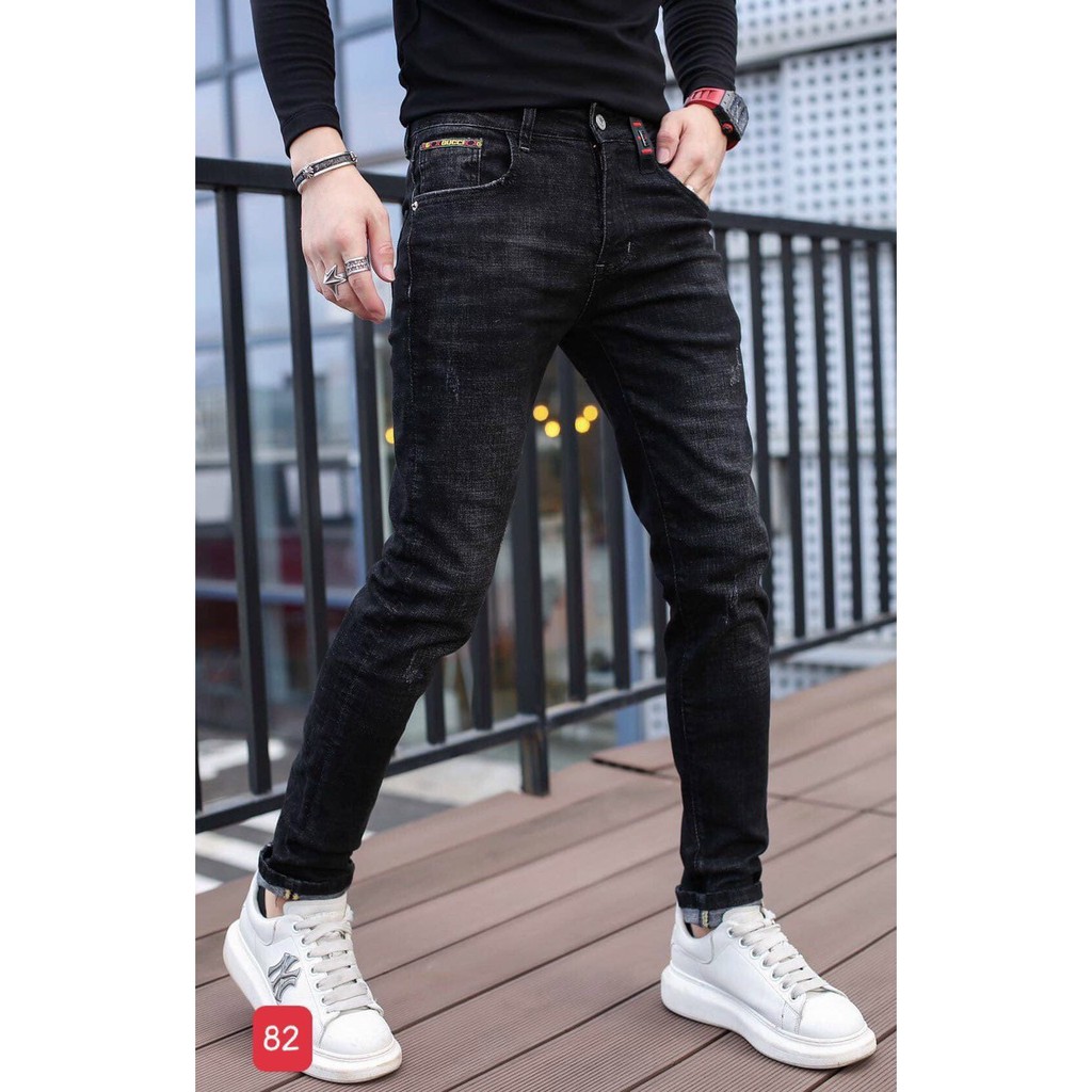 Quần jean nam - quần bò nam co dãn ôm form tôn dáng chuẩn, quần jean thời trang cao cấp nam Muradfashion mẫu MSS26