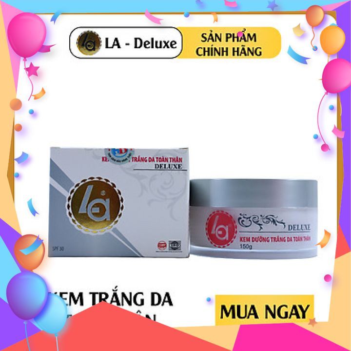 [ CHÍNH HÃNG ]❤️❤️❤️kem dưỡn trắng  toàn thân Deluxe LA  150G,❤️❤️❤️ dưỡng da mềm mịn  trắng hồng tự nhiên không bết d