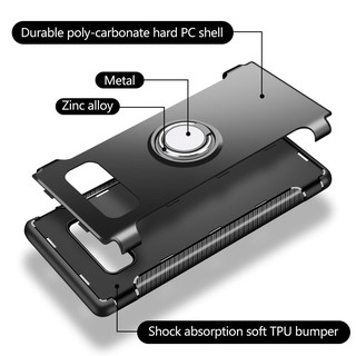 Ốp lưng Samsung Note 8 có Ring hít và chống sốc