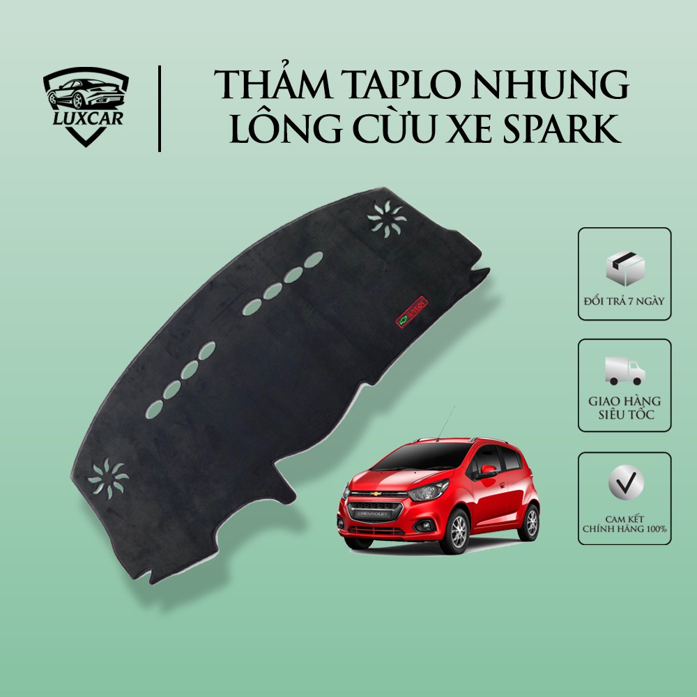 Thảm TAPLO Nhung Lông Cừu xe CHEVROLET SPARK đời 2007 đến 2020