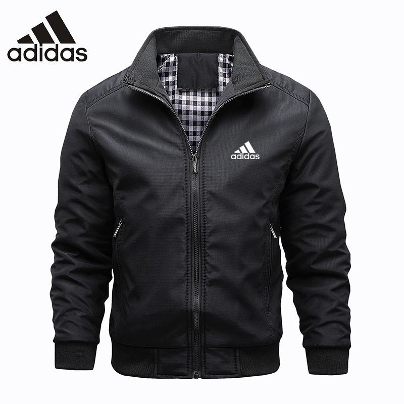 HÀNG NHẬP KHẨU -  Áo khoác Bomber Adidas kháng nước giữ ấm chất lượng cao cho nam - Hàng Nhập Khẩu