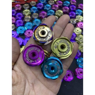 núm bông titanium phuộc ohlins real , rebound nut for ohlins shock