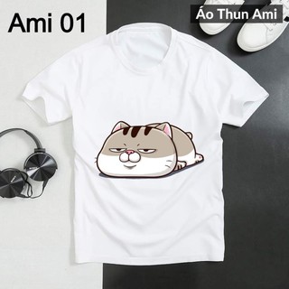 ⚡️FREESHIP⚡️Áo Thun Mèo Ami Bụng Bự 2