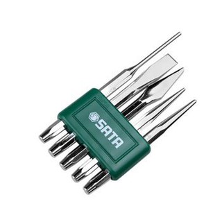 Bộ sủi 5 chi tiết: mũi đột, mũi đục, mũi đột dài, mũi đục bán nguyệt, mũi đục bằng Chất 09161