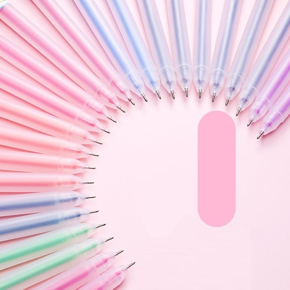 Bút bi nước Resun dupe Muji mực gel nhiều màu Pison ngòi viết 0.5mm 12 màu