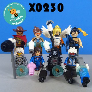 Set 8 nhân vật Non Lego - Overwatch - X0230 XINH