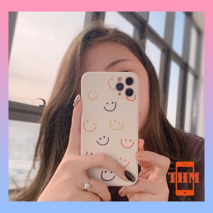 Ốp điện thoại họa tiết mặt cười thích hợp cho iphone 11 12 13 pro max plus promax 6 6plus 6s 6splus 7 7plus 8 8plus x xs/-893