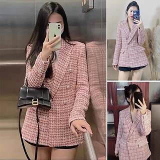 Áo dạ tweed zara tuồn xịn