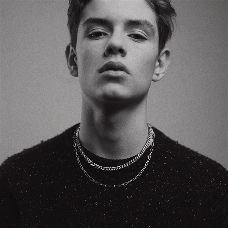 [Augustcloth | AugustJewelry] Dây chuyền/ vòng cổ hợp kim 2 dây xích 1 dày 1 mảnh phong cách Hàn Quốc