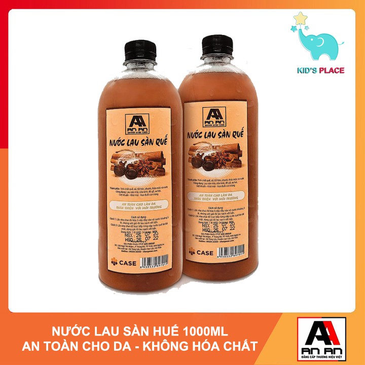 Nước Lau Sàn Organic Hương Quế | Xua Đuổi Côn Trùng | An Toàn Cho Da | Nhà Luôn Thơm Ngát An An