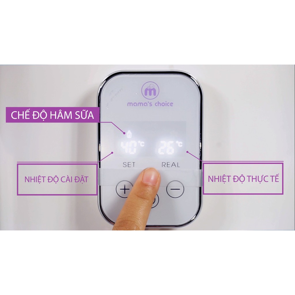 Máy HÂM- TIỆT TRÙNG- SẤY KHÔ Mama'schoice 3in1. Cực kỳ tiện lợi cho các mẹ