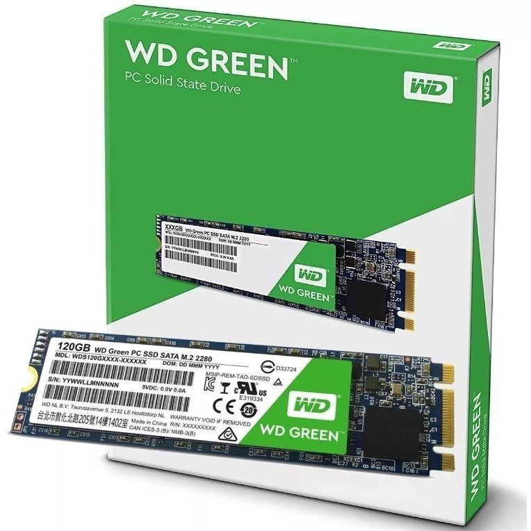 Ổ Cứng SSD Western Digital Green M.2 2280 Sata III 240GB WDS240G2G0B / Hàng Chính Hãng