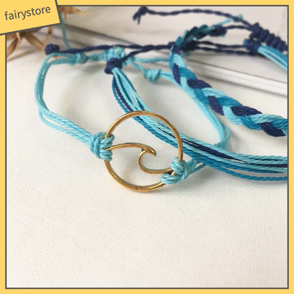Set 3 vòng tay sóng biển mùa hè