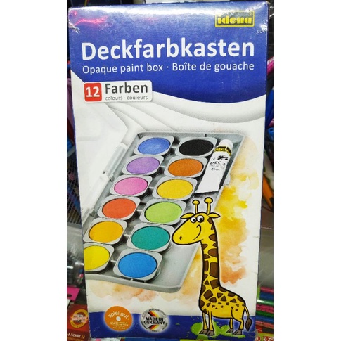 (Xả Sale)Hộp màu nước tháo rời Idena - Made in Germany