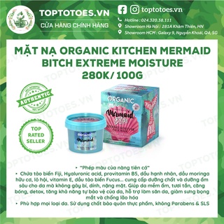 Mặt nạ Organic Kitchen Selfie Mask Mermaid Bitch Extreme Moisture dưỡng ẩm sâu & detox cho da láng mướt