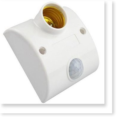 đui đèn cảm biến hồng ngoại,Cảm biến đui đèn cắm trực tiếp (hộp trắng vuông) ()