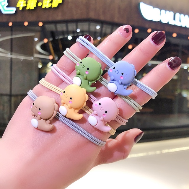 BT01. Set 5 dây cột tóc khủng long 🦖
