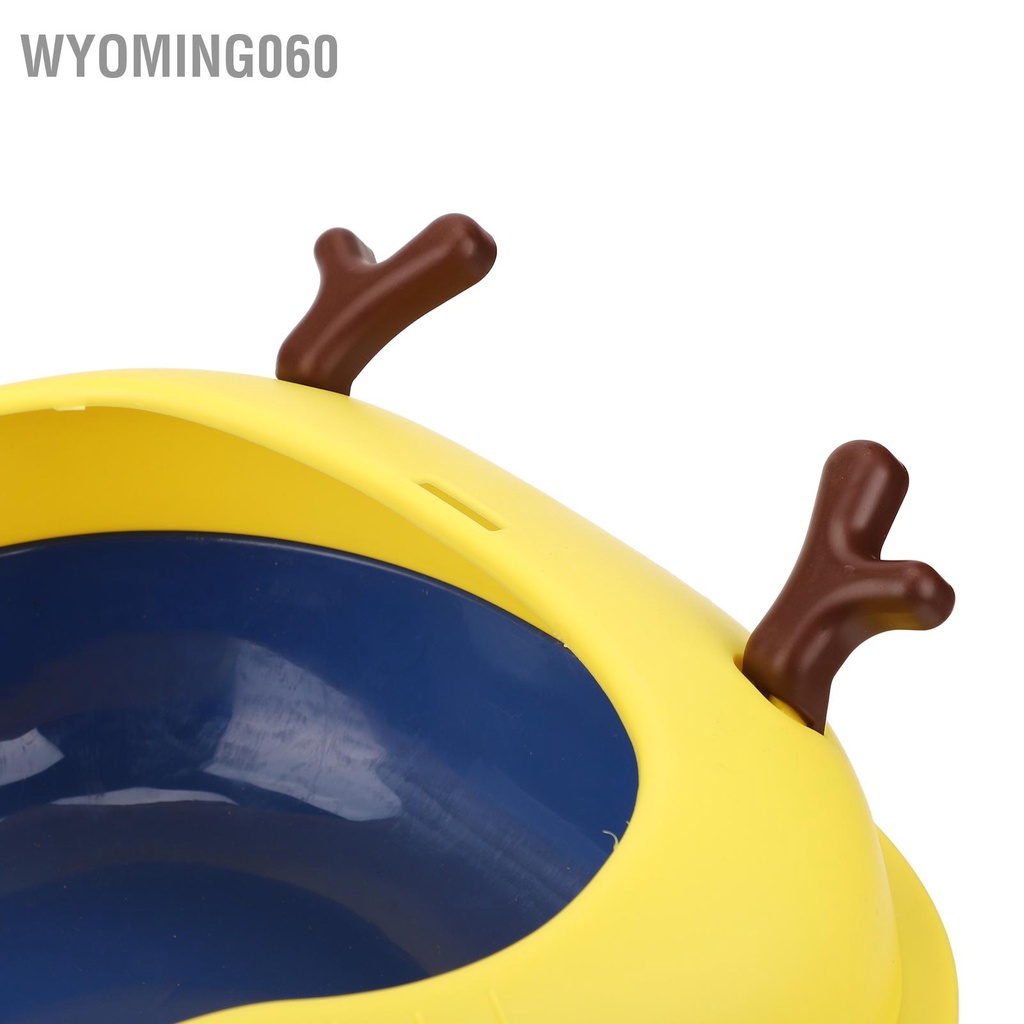 [Hàng Sẵn] Hộp lót chuồng cho mèo Splash Proof Semi kèm theo không gian lớn Nhà vệ sinh con có xẻng dành chó Hamster Chó nhỏ【Wyoming060】