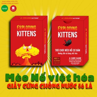 Mèo Nổ Việt Hóa 56 Lá Dày chống nước - Siêu Tiện Lợi [ SHOP 1000 ĐƠN ]