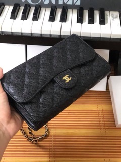 Ví chanel trần chỉ fullbox