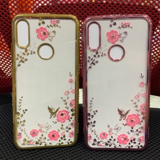 Ốp lưng xiaomi redmi note 7 hoa hồng đính đá