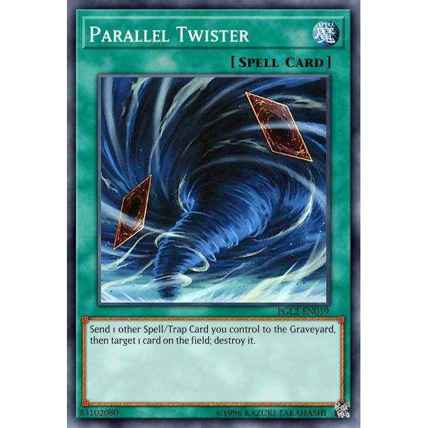 Bài lẻ Yugioh Parallel Twister - PGL2-EN019 - Gold Secret Rare 1st Edition