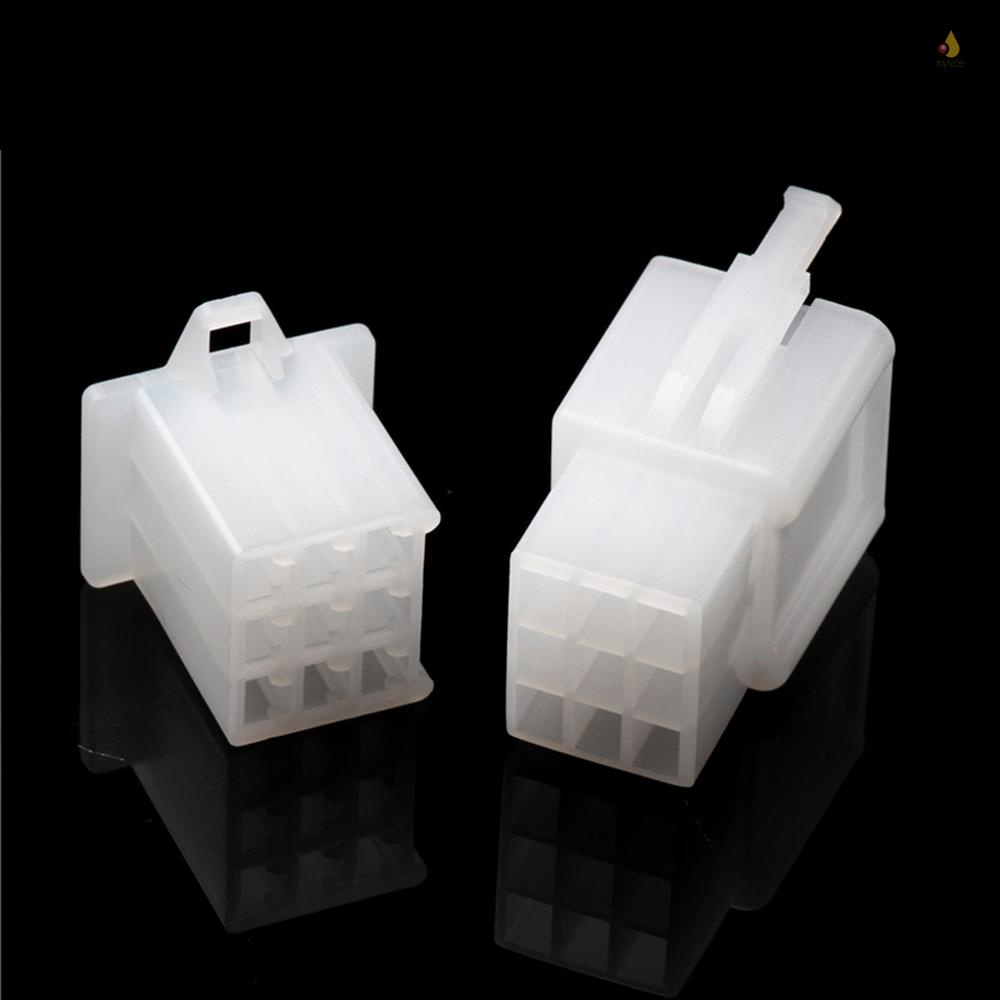 Hộp 580 Đầu Nối Dây Điện 2.8mm 2 3 4 6 9 Pin Cho Xe Hơi Moto 50Sets