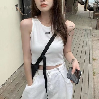 Áo hai dây dáng ngắn thời trang mùa hè cho nữ áo thun nữ croptop
