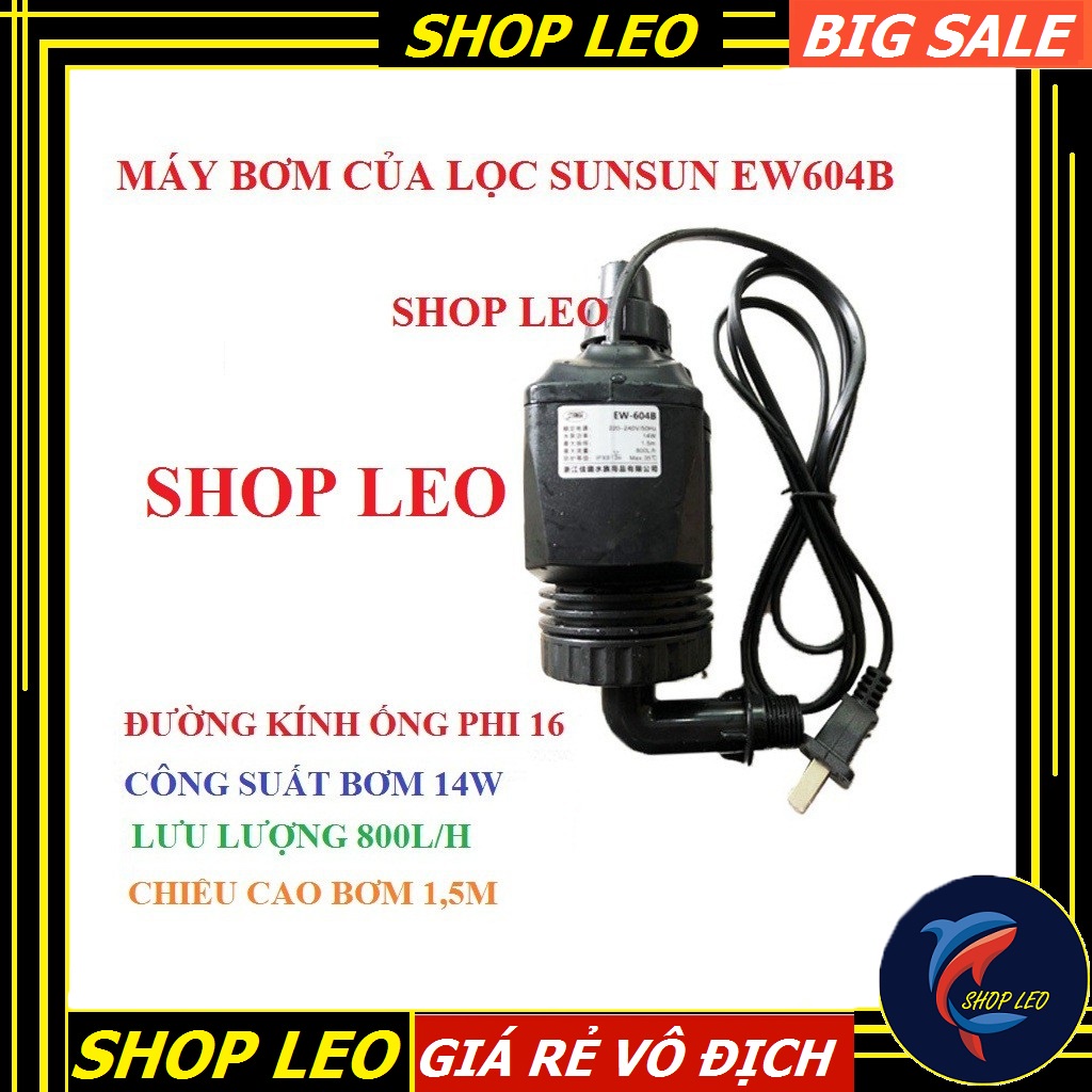 Lọc Phụ Sunsun EW 604 (SIZE TO Trong suốt) - phụ kiện thủy sinh