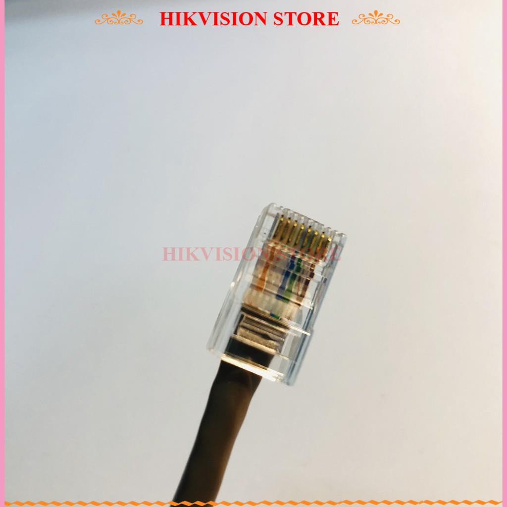 Dây cáp mạng Hikvision 8 lõi đồng chính hãng chuyên dụng cho camera POE bán lẻ theo mét