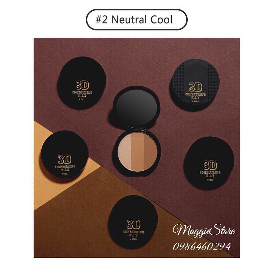 Phấn khối Apieu 3D 3 ô | BigBuy360 - bigbuy360.vn