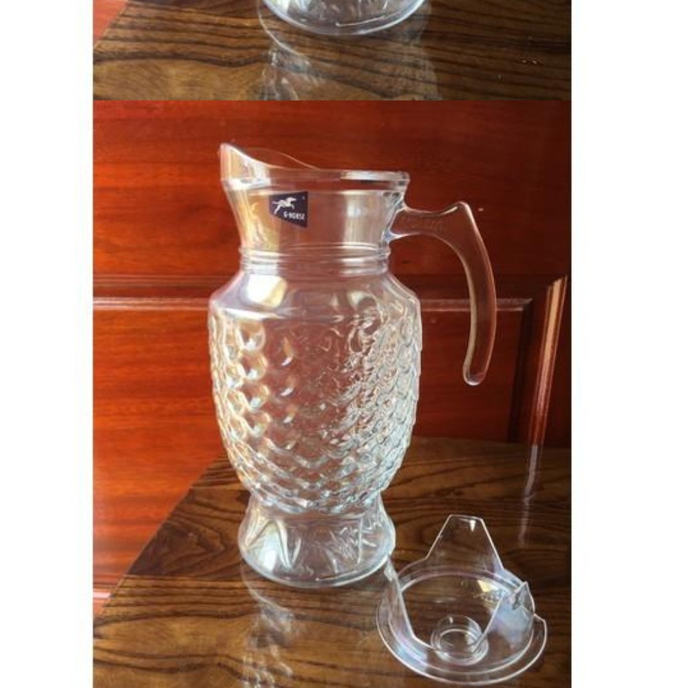 Bình thủy tinh đựng nước lạnh kiểu vảy cá G-horse loại 1500ml