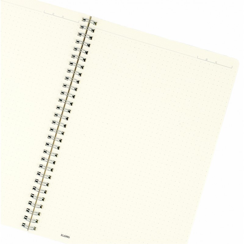 Vở B5 Klong 200 trang VPPTUEMINH dot grid lò xo kép bìa nhựa, cuốn tập sổ Klong ruột chấm MS 579
