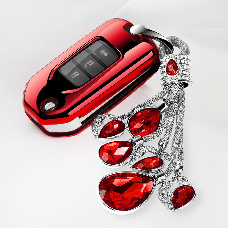 Móc Khóa Đính Đá Pha Lê Lấp Lánh Thời Trang