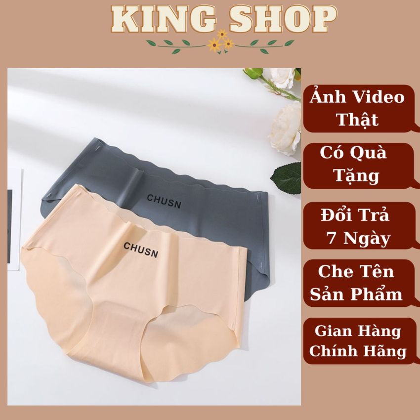 Quần lót nữ không đường may Đúc Su thun lạnh cao cấp không đường may mềm mại kháng khuẩn L8977