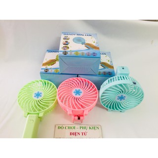 Quạt mini cầm tay/ để bàn pin rời cực tiện dụng