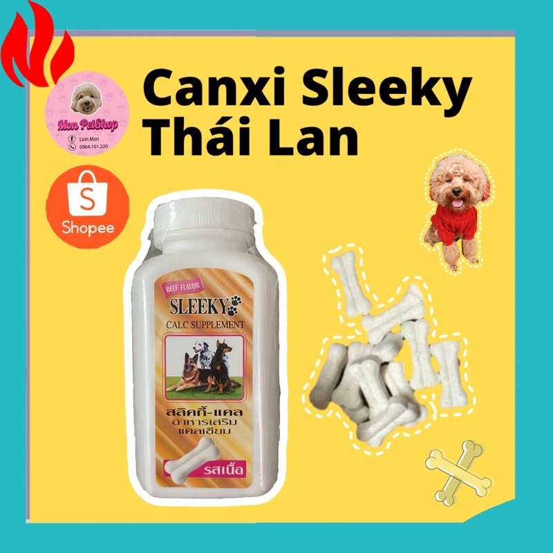 Canxi Sleeky Thái cho thú cưng