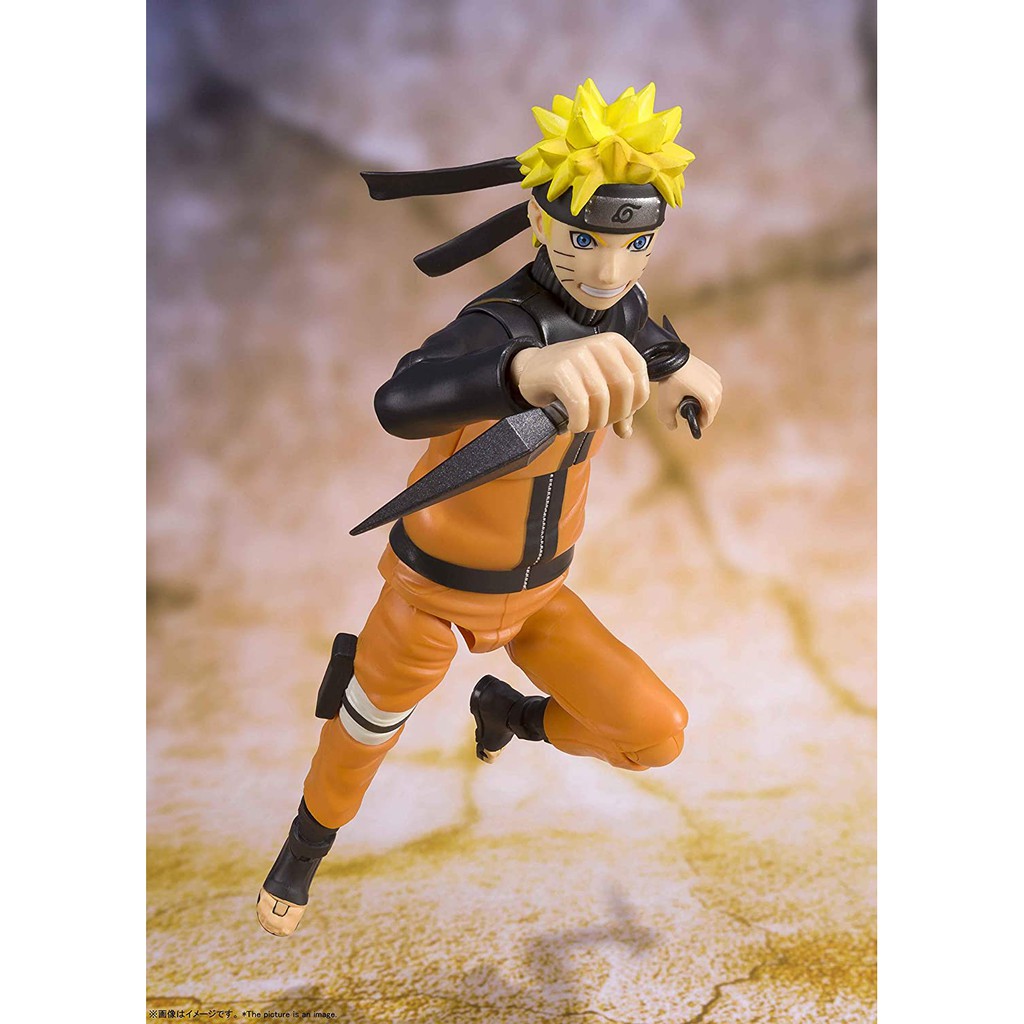 Mô hình Bandai SHF Naruto Uzumaki [Best Selection] Chính Hãng S.H.Figuarts Best Selection Shippuden Hàng new nguyên seal