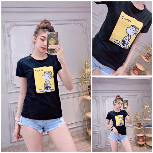 ÁO THUN THÁI NỮ CỔ TRÒN TAY NGẮN CAO CẤP FOM TO | BigBuy360 - bigbuy360.vn