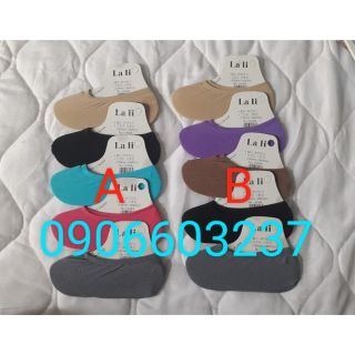Combo Tất ( vớ) nữa bàn chân Lali Hàn Quốc